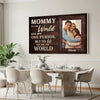 Custom Photo Mom To The World You Are One Person But Us Canvas Personalized Mother’s Day Gift For Mommy