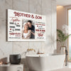 Custom Photo Mother And Son Canvas Wall Art Celebrating Mother’s Day Gift For Mom