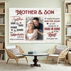Custom Photo Mother And Son Canvas Wall Art Celebrating Mother’s Day Gift For Mom