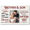 Custom Photo Mother And Son Canvas Wall Art Celebrating Mother’s Day Gift For Mom