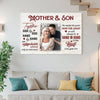 Custom Photo Mother And Son Canvas Wall Art Celebrating Mother’s Day Gift For Mom