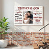 Custom Photo Mother And Son Canvas Wall Art Celebrating Mother’s Day Gift For Mom