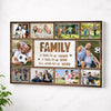 Custom Photo Collage Soccer Family A Little Bit Of Crazy Canvas Wall Art Gift For - No Frame / 12x9