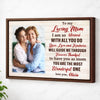 Custom Photo To My Loving Mom Canvas With Heartfelt Message Personalized Mothers Day Gift For Mommy From Daughter