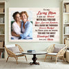 Custom Photo To My Loving Mom Canvas With Heartfelt Message Personalized Mother’s Day Gift For Mommy From Daughter