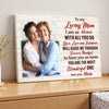 Custom Photo To My Loving Mom Canvas With Heartfelt Message Personalized Mother’s Day Gift For Mommy From Daughter