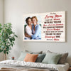 Custom Photo To My Loving Mom Canvas With Heartfelt Message Personalized Mother’s Day Gift For Mommy From Daughter