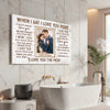 Custom Photo When I Say Love You More Wall Art Personalized Romantic Canvas For Couples Anniversary Gift Husband