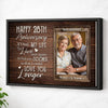 Custom Year Happy Anniversary If I Had My Life To Live Over Again I’d Find You Sooner Canvas Wall Art Wedding Gift