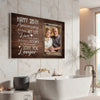Custom Year Happy Anniversary If I Had My Life To Live Over Again I’d Find You Sooner Canvas Wall Art Wedding Gift