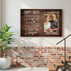 Custom Year Happy Anniversary If I Had My Life To Live Over Again I’d Find You Sooner Canvas Wall Art Wedding Gift