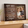 Custom Year Happy Anniversary If I Had My Life To Live Over Again I’d Find You Sooner Canvas Wall Art Wedding Gift