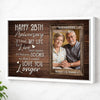 Custom Year Happy Anniversary If I Had My Life To Live Over Again I’d Find You Sooner Canvas Wall Art Wedding Gift