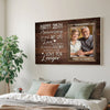 Custom Year Happy Anniversary If I Had My Life To Live Over Again I’d Find You Sooner Canvas Wall Art Wedding Gift