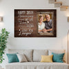 Custom Year Happy Anniversary If I Had My Life To Live Over Again I’d Find You Sooner Canvas Wall Art Wedding Gift