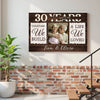Custom Years Together We Build A Life Loved Canvas Wall Art Personalized Romantic Decor For Couple Anniversary Wedding