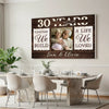 Custom Years Together We Build A Life Loved Canvas Wall Art Personalized Romantic Decor For Couple Anniversary Wedding