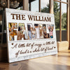Family Photo Collage Canvas Personalized A Little Bit of Loud Whole Lot Love Custom Gift for Mom or Dad