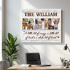 Family Photo Collage Canvas Personalized A Little Bit of Loud Whole Lot Love Custom Gift for Mom or Dad