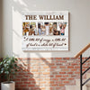 Family Photo Collage Canvas Personalized A Little Bit of Loud Whole Lot Love Custom Gift for Mom or Dad