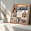 Grandpa Custom Canvas Personalized Name And Photo Gift for Birthday or Father’s Day