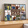 I Have A Hero Call Him Dad Custom Photo Canvas Father And Son Personalized Wall Art Father’s Day Gift