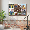 I Have A Hero Call Him Dad Custom Photo Canvas Father And Son Personalized Wall Art Father’s Day Gift