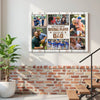 My Favorite Baseball Player Calls Me Dad Canvas Print Wall Art Personalized Custom Photo Father’s Day Gift For Daddy
