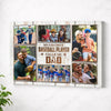 My Favorite Baseball Player Calls Me Dad Canvas Print Wall Art Personalized Custom Photo Father’s Day Gift For Daddy