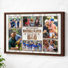 My Favorite Baseball Player Calls Me Dad Canvas Print Wall Art Personalized Custom Photo Father’s Day Gift For Daddy