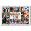My Favorite Baseball Player Calls Me Dad Canvas Print Wall Art Personalized Custom Photo Father’s Day Gift For Daddy