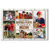 My Favorite Baseball Player Calls Me Mom Canvas Print Wall Art Personalized Custom Photo Mother’s Day Gift For Mommy