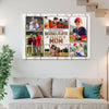 My Favorite Baseball Player Calls Me Mom Canvas Print Wall Art Personalized Custom Photo Mother’s Day Gift For Mommy