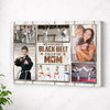 My Favorite Black Belt Calls Me Mom Canvas Print Wall Art Personalized Karate Custom Photo Mother’s Day Gift For Mommy
