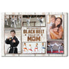 My Favorite Black Belt Calls Me Mom Canvas Print Wall Art Personalized Karate Custom Photo Mother’s Day Gift For Mommy