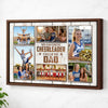 My Favorite Cheerleader Calls Me Dad Canvas Print Wall Art Personalized Custom Photo Father’s Day Gift For Daddy