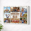 My Favorite Cheerleader Calls Me Dad Canvas Print Wall Art Personalized Custom Photo Father’s Day Gift For Daddy