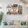 My Favorite Cheerleader Calls Me Dad Canvas Print Wall Art Personalized Custom Photo Father’s Day Gift For Daddy