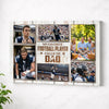 My Favorite Football Player Calls Me Dad Canvas Print Wall Art Personalized Custom Photo Father’s Day Gift For Daddy