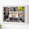 My Favorite Football Player Calls Me Dad Canvas Print Wall Art Personalized Custom Photo Father’s Day Gift For Daddy