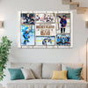 My Favorite Hockey Player Calls Me Dad Canvas Print Wall Art Personalized Custom Photo Father’s Day Gift For Daddy