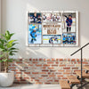 My Favorite Hockey Player Calls Me Dad Canvas Print Wall Art Personalized Custom Photo Father’s Day Gift For Daddy