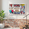 My Favorite Hockey Player Calls Me Mom Canvas Print Wall Art Personalized Custom Photo Mother’s Day Gift For Mommy
