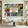 My Favorite Lacrosse Player Calls Me Dad Canvas Print Wall Art Personalized Custom Photo Father’s Day Gift For Daddy