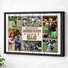 My Favorite Lacrosse Player Calls Me Dad Canvas Print Wall Art Personalized Custom Photo Father’s Day Gift For Daddy