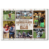 My Favorite Lacrosse Player Calls Me Dad Canvas Print Wall Art Personalized Custom Photo Father’s Day Gift For Daddy