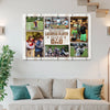 My Favorite Lacrosse Player Calls Me Dad Canvas Print Wall Art Personalized Custom Photo Father’s Day Gift For Daddy