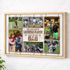 My Favorite Lacrosse Player Calls Me Dad Canvas Print Wall Art Personalized Custom Photo Father’s Day Gift For Daddy