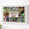My Favorite Lacrosse Player Calls Me Dad Canvas Print Wall Art Personalized Custom Photo Father’s Day Gift For Daddy