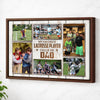 My Favorite Lacrosse Player Calls Me Dad Canvas Print Wall Art Personalized Custom Photo Father’s Day Gift For Daddy